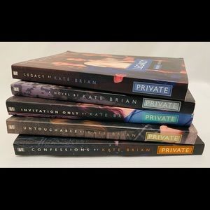 Private Novels by Kate Brian Paperback Bundle for Young Adult Teens 5
